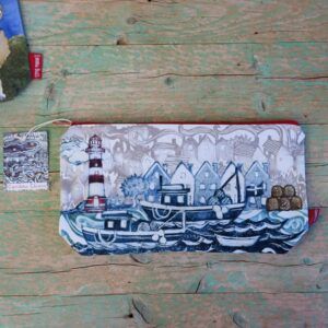 Emma Ball bolsa de proyecto cremallera Fishing Village