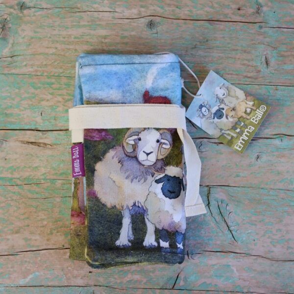 Emma Ball estuche multi Felted Sheep detalle